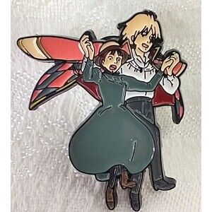 Howl's Moving Castle Sophie/Howl Collectible Enamel Pin Studio Ghibli!!